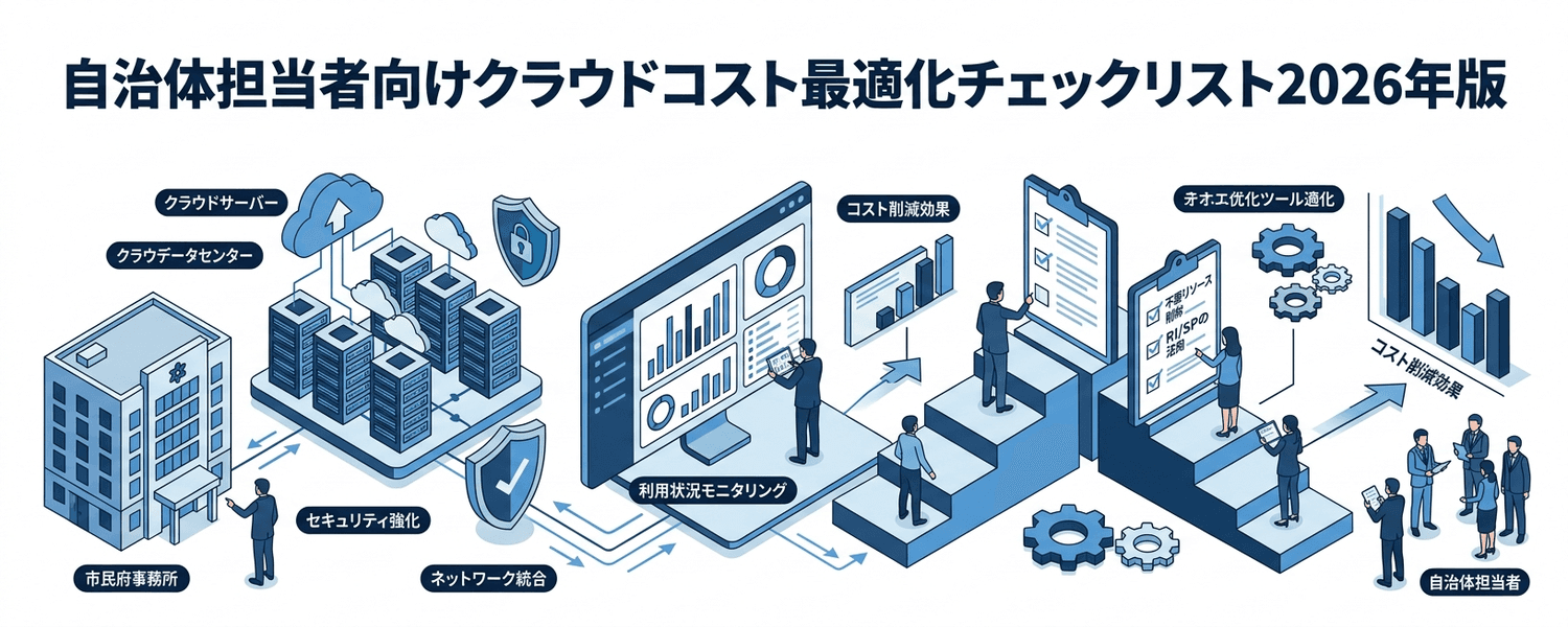 自治体担当者向けクラウドコスト最適化チェックリスト2026年版