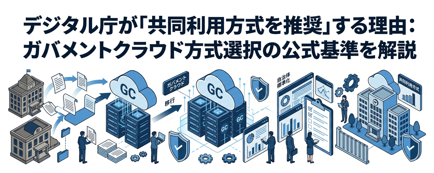 デジタル庁が「共同利用方式を推奨」する理由：ガバメントクラウド方式選択の公式基準を解説