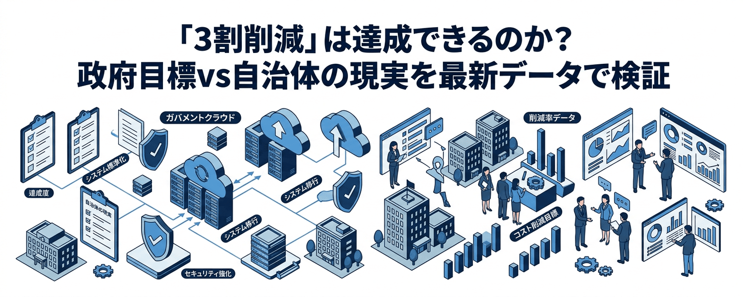 「3割削減」は達成できるのか?政府目標vs自治体の現実を最新データで検証
