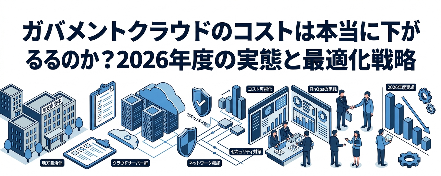 ガバメントクラウドのコストは本当に下がるのか?2026年度の実態と最適化戦略